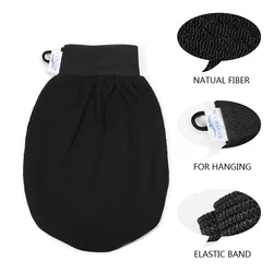 Exfoliator scrub gloves black color natural plant fiber bath care massage brush dead skin removal tool body massage tool BZ083 Exfoliator scrub gloves black color natural plant fiber bath care massage brush dead skin removal tool body massage tool BZ083