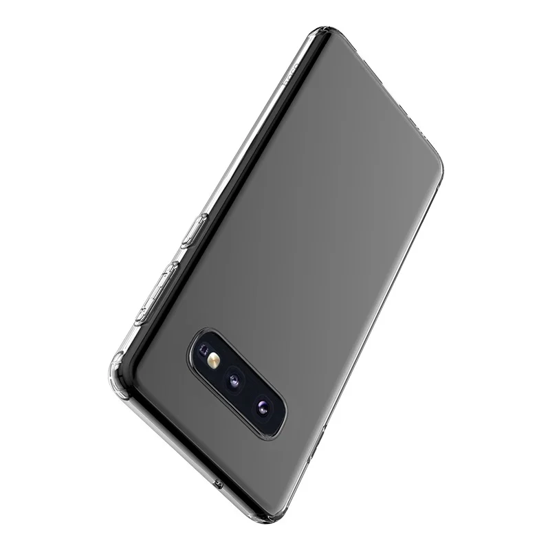 Тонкий прозрачный силиконовый чехол для samsung Galaxy S10 E плюс Lite A7 2018 силиконовые желе