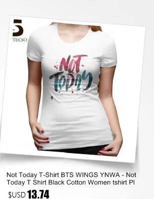 Not Today футболка Nope-Not Today-Bunny футболка большого размера с коротким рукавом женская футболка с принтом и круглым вырезом хлопковая женская футболка