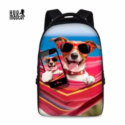 Рюкзак с рисунком собаки для мужчин сумка для ноутбука школьный голограмма mochila feminina Эсколар недорогой рюкзак для ноутбука подростков