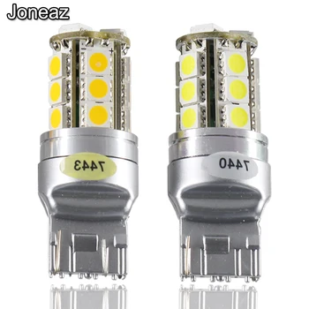 

Joneaz 1x t20 w21/5w 7440 7443 3W 12v 24v auto brake light fog lamp car daytime running light turn signal bulb car lighting