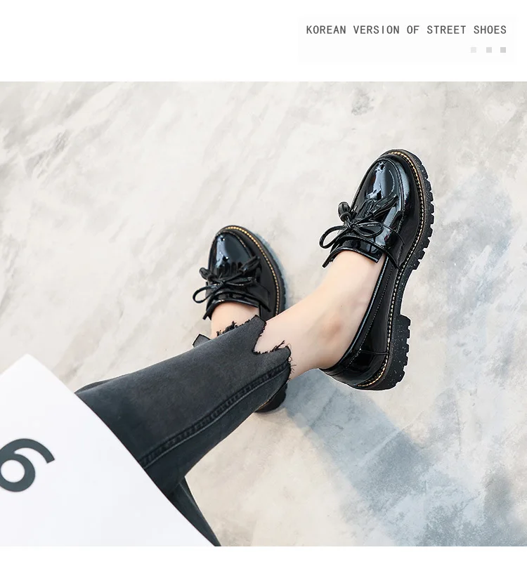  Slip On PU Women Loafers Fashion England Summer Women Flats Non-slip Retro Heels Casual Wedge Ladies Leather shoes New VT215 (17)