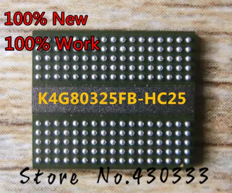 

100% New K4G80325FB-HC25 K4G80325FB HC25 BGA