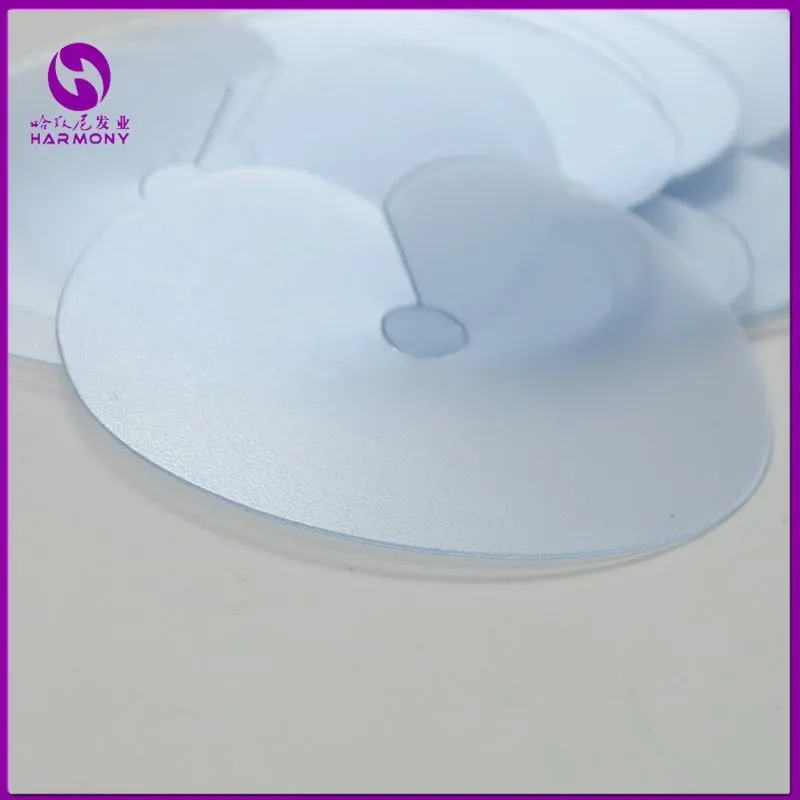 Disco de Cabelo Protetor do Couro Protetor de Calor de Fusão de Plástico Modelo para Queratina Ponta do Cabelo Lote Rodada Escudo Cabeludo Extensões 1000 Pçs - 4 template card