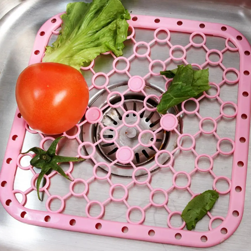

Durable Kitchen Sink Mat Table Placemats Kitchen Sink Drying Rack Draining Mat Insulation Pad for Drying Dishes
