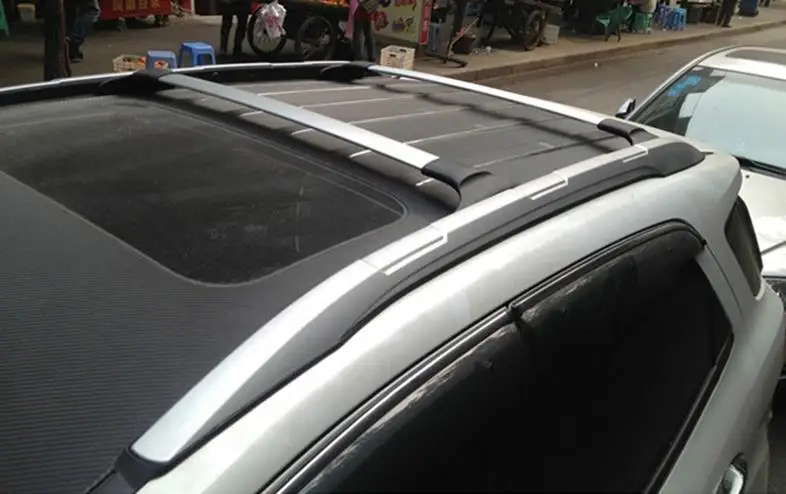 

For Ford Ecosport 2013 2014 2015 2016 2017 Aluminum Alloy Side Bars Cross Rails Roof Rack Luggage Carrier Rack 2Pcs Car Styling