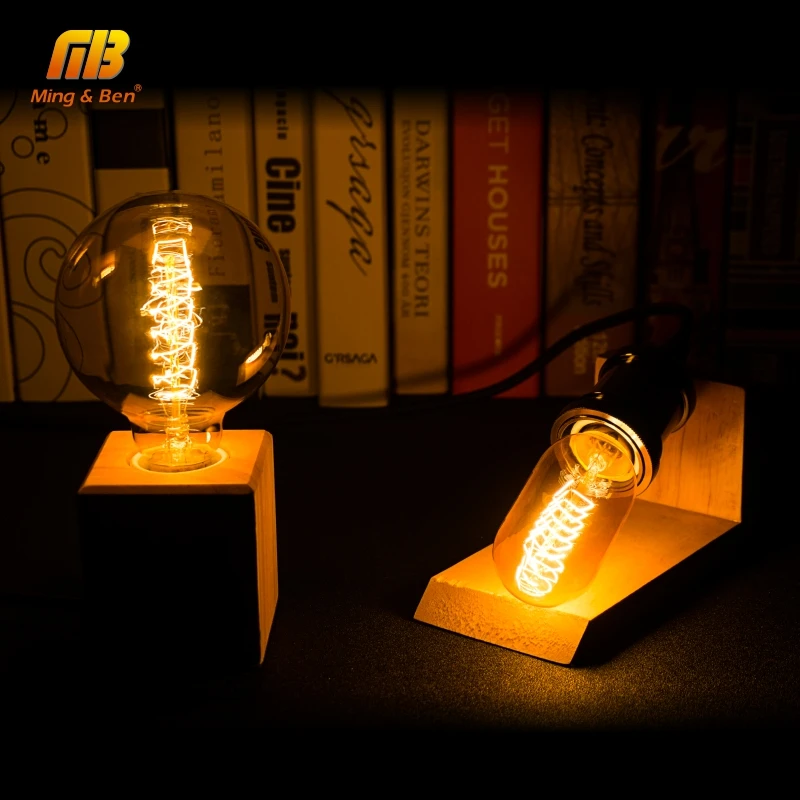 Винтаж подвесные светильники Светодиодный Edison ЛАМПЫ E27 220 V минималистский ретро