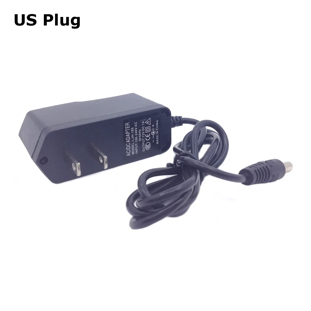 Блок питания для камеры видеонаблюдения/ip-камеры DC 12 V 1A мкА UK plug 5,5 мм x 2,1 мм 100-240 В входные аксессуары системы видеонаблюдения адаптер питания