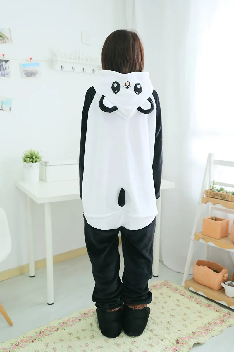 Panda Pajamas Adult Onesies Animal Sleepwear Children Sleepsuit Jumpsuit Costume For Kids kigurumi Panda Sleepwear With Slippers Panda Pajamas Adult Onesies Animal Sleepwear Children Sleepsuit Jumpsuit Costume For Kids kigurumi Panda Sleepwear With Slippers