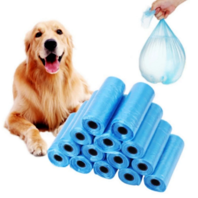 Color Random Pet Garbage Bag 10Rolls Cat Dog Poop Bags Carrier