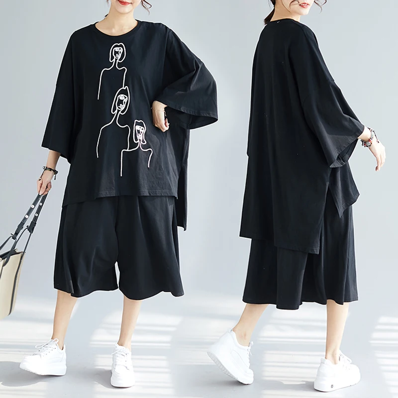 

BIG SIZE 5XL Summer Women Fashion Head Tops Ladies Female Plus Large Short Sleeve Short Front Long Back Loose Cotton T Shirt