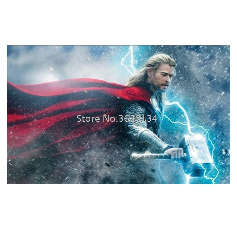 

DIY Diamond Painting Full square Drill DIY 5D Diamond Embroidery Thor Superheroes Cross Stitch Mosaic Needlework Art Home Decor