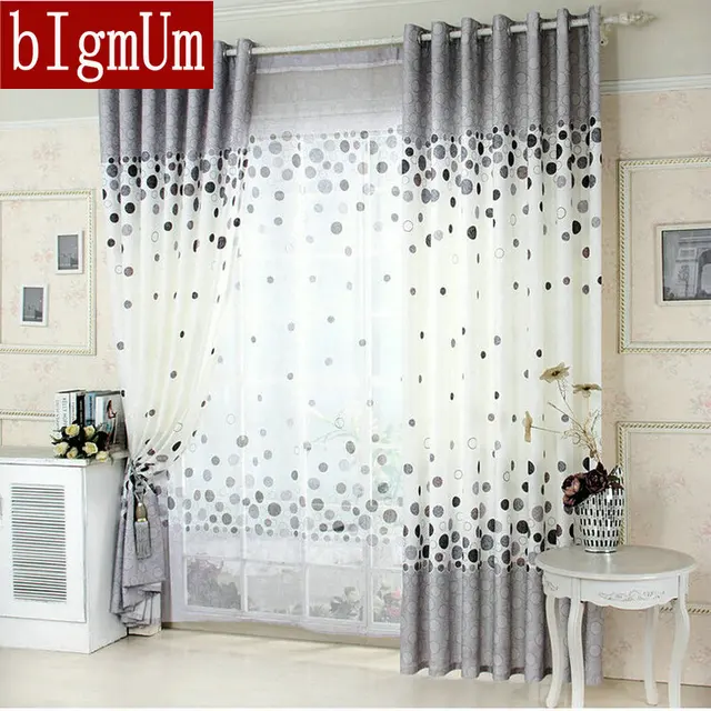 New Arrival Kitchen Curtains Blue Gray Window For Living New Arrival Kitchen Curtains Blue Gray Window For Living Room Fl Dots Panel Summer