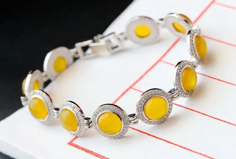 

Silver jewelry wholesale gold medullary fashion bracelet new lady 925 pure silver bracelet
