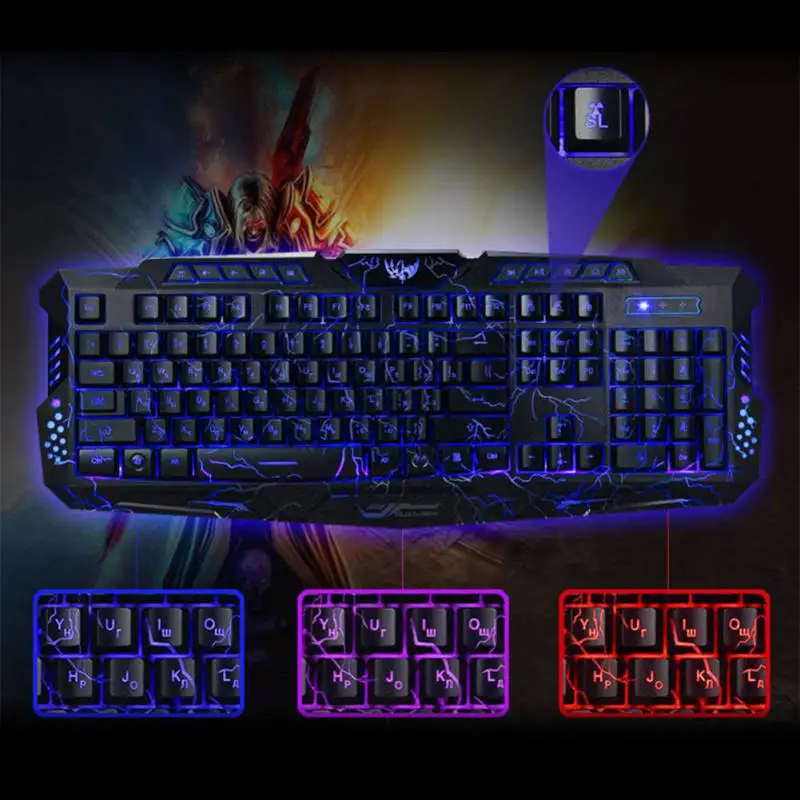 A878 104 клавиш RGB светодиодный USB Проводная игровая клавиатура подставка для запястья красочная подсветка водостойкие игровые клавиатуры