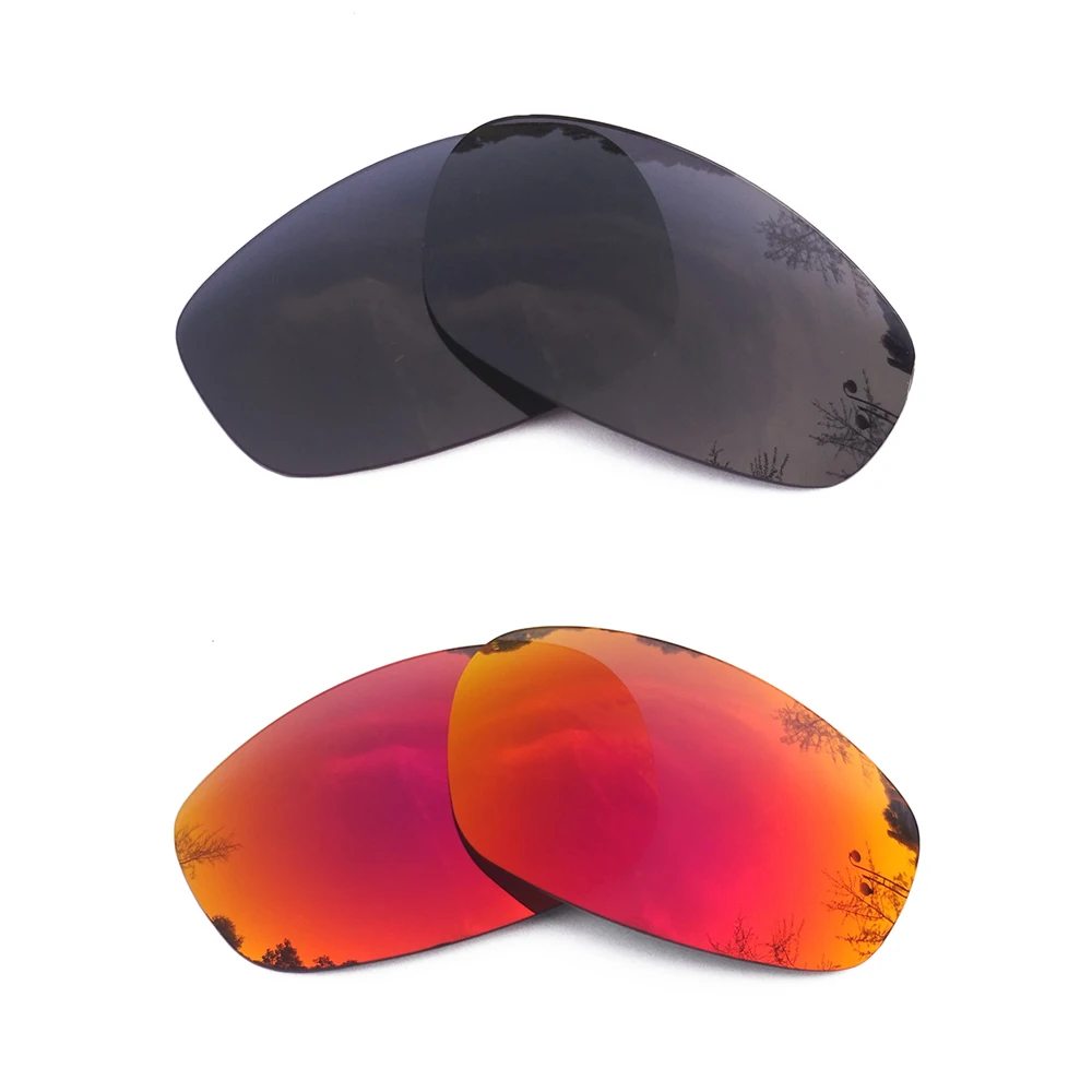 

Зеркальные Сменные поляризационные линзы черного и полуночного солнца для оправы с разрезом 100% UVA и UVB