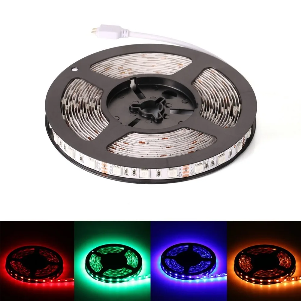 buy 5m 24V LED Strip 5050 Fite De NO Waterproof IP20 60LEDs m Flexible LED Light White,Warm White,Red,Green,Blue,RGB