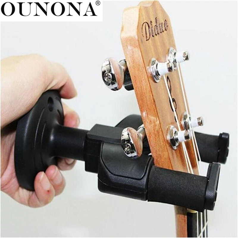 

OUNONA Guitar Wall Hanger Mount Holder Stand Rack Hook for Electric Guitar / Acoustic Guitar / Mandolin / Ukulele