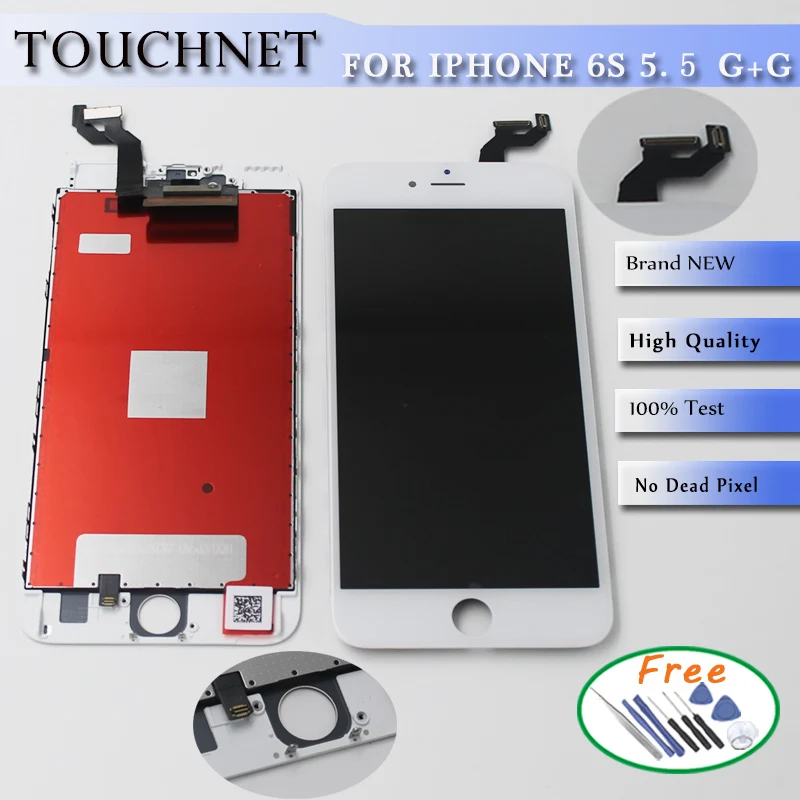 Free Shipping 100 No Dead Pixel For font b iPhone b font 6S Plus LCD With