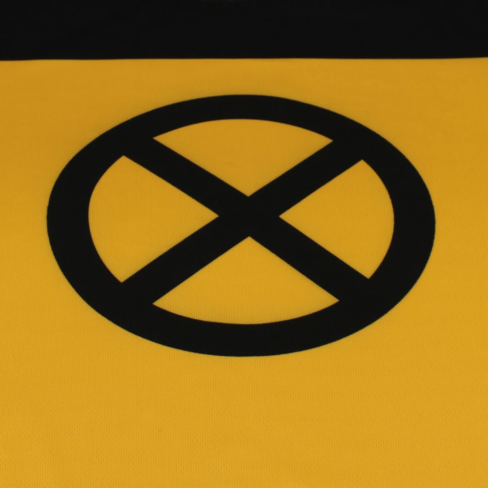 1pcs Deadpool 2 T-Shirt Superhero Yellow Slim Short Polyester Mens Short Sleeve Cosplay T-shirts Halloween Costume (7)