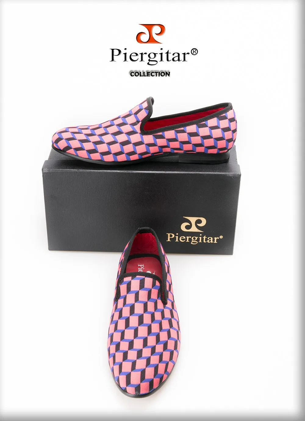 Piergitar/Новое поступление; разноцветная мужская повседневная парусиновая обувь ручной работы с 3D-принтом; Лоферы для повседневной носки; свадебные и вечерние туфли