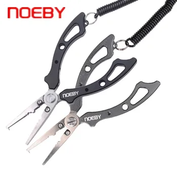

NOEBY Fishing Pliers Aluminum Alloy Fishing Tackle Carpe Fish Line Cut Peche Alicates De Pesca Accesory Fishing Scissors