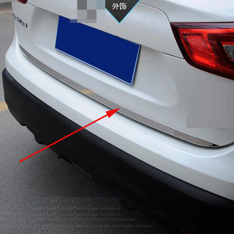 For Nissan Qashqai j11 2018 Door Sticker Stainless Steel back door Tailgate trim Car Styling Accessories For Nissan Qashqai j11 2018 Door Sticker Stainless Steel back door Tailgate trim Car Styling Accessories