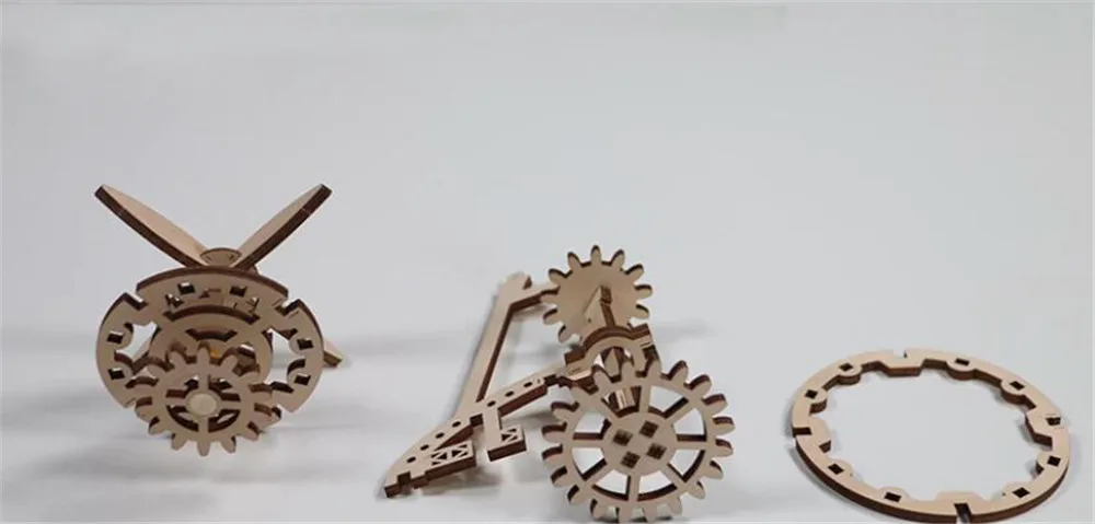 3D головоломка головоломки деревянные головоломки для летательного аппарата Наборы Engineering игрушки механические комплект шестеренок