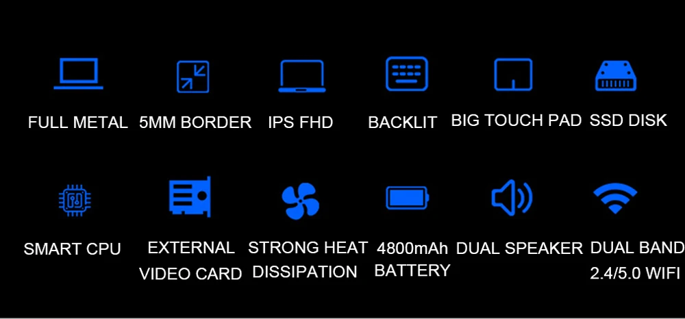 8G Оперативная память 256 ГБ 500 г/1 ТБ HDD 15,6 дюймов процессор Intel i7 ноутбука металлический корпус 1080P Windows 10 раскладка клавиатуры двухдиапазонный, Wi-Fi, игровой ноутбук