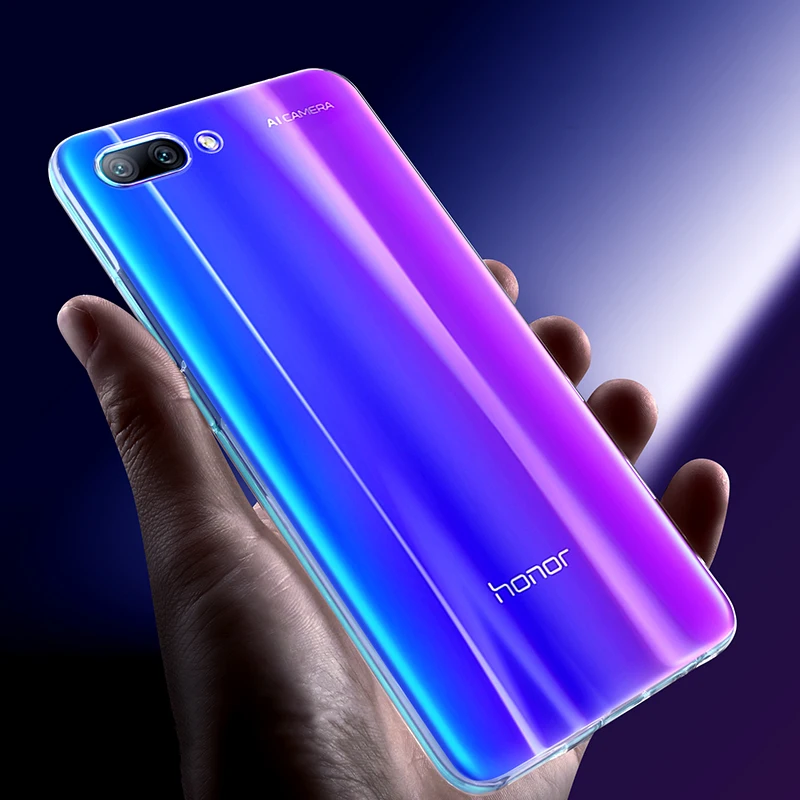 

For Huawei HONOR 10 honor10 Clear soft case Transparent silicon Thin cover For honor 10 anti-knock case