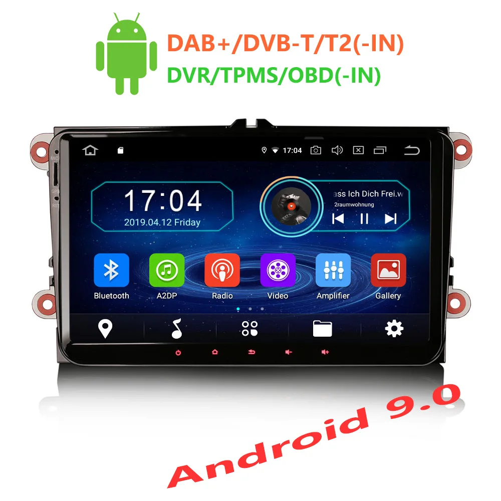Erisin ES4991V Авторадио 7 'ɲ Din Android 9 0 автомобильный dvd-плеер для BRAVO 2007-2014 GPS
