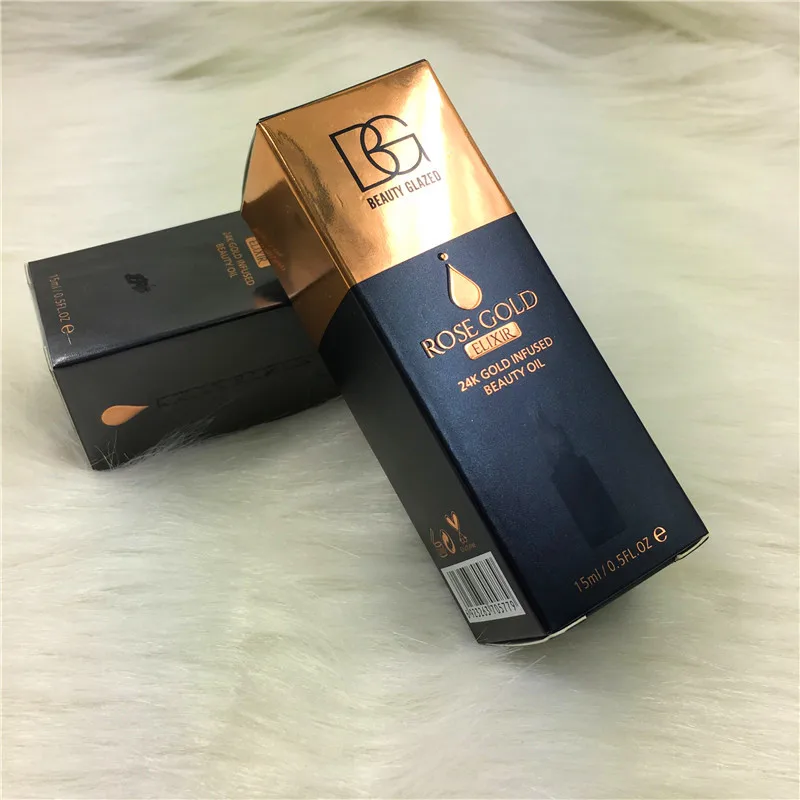 Красота глазурованная 24K золото пропитанная красота масляная основа под макияж основа богатая витамином А& Е увлажняющая Антивозрастная акне Treament acido