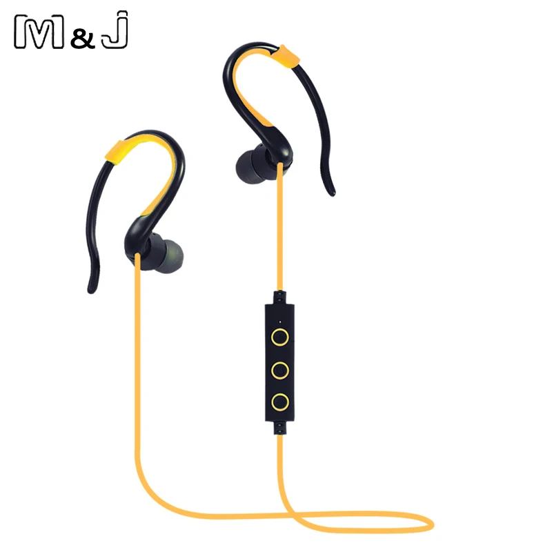 M J Wireless Bluetooth 4 1 Headset Stereo Sport Earphone Studio Music WIth Mic Smart Bass Headphone for iPhone EeubhqJcWn