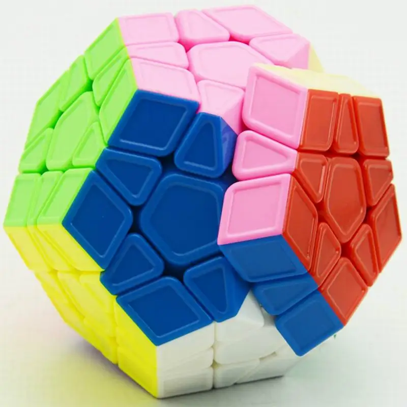 Lefun Wumofang Megamin Cube x скульптура Stickerless профессиональная скорость Magico Cubo Головоломка Развивающие игрушки для детей