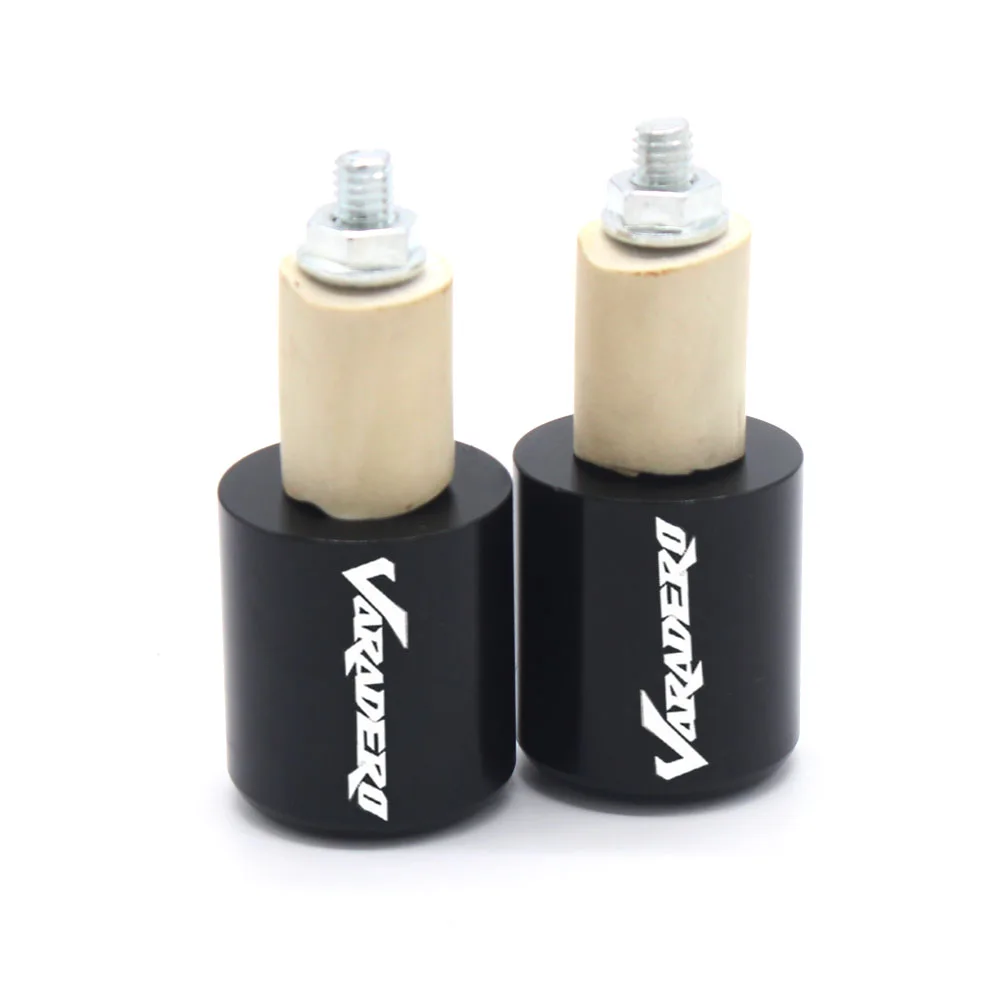 

CNC 22MM Handlebar Grips Handle Bar Cap End Plugs For Honda Varadero