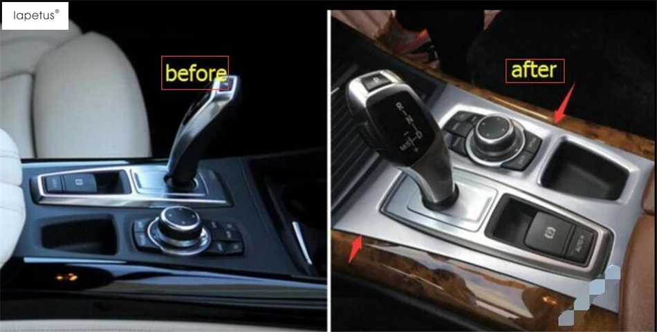 

Accessories For BMW X5 E70 2009 - 2013 / X6 E71 2010 - 2014 Transmission Stalls Shift Gear Panel Decoration Cover Kit Trim 1 Pcs