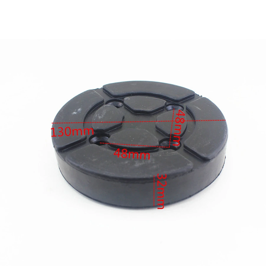 4 Pcs Round Black Rubber Round Shape Thick /& Durable Arm Pads For Auto Car Lift