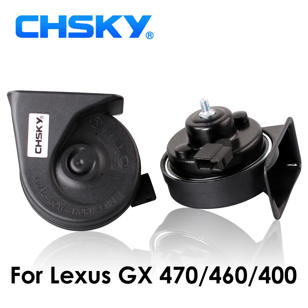 CHSKY автомобиль рога улитки рожкового типа для Lexus GX 470/GX 460/GX 400 до 2003 теперь 12 В громкость 110-129db Авто Рог Высокая Низкая клаксон