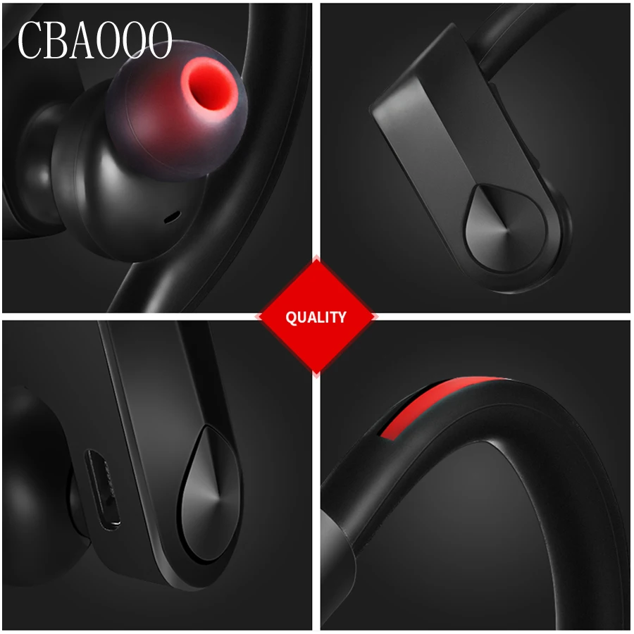 Sport Bluetooth Headphone Wireless Earphones Waterproof audifonos Bluetooth earphone Stereo bass Headset with Mic for xiaomi