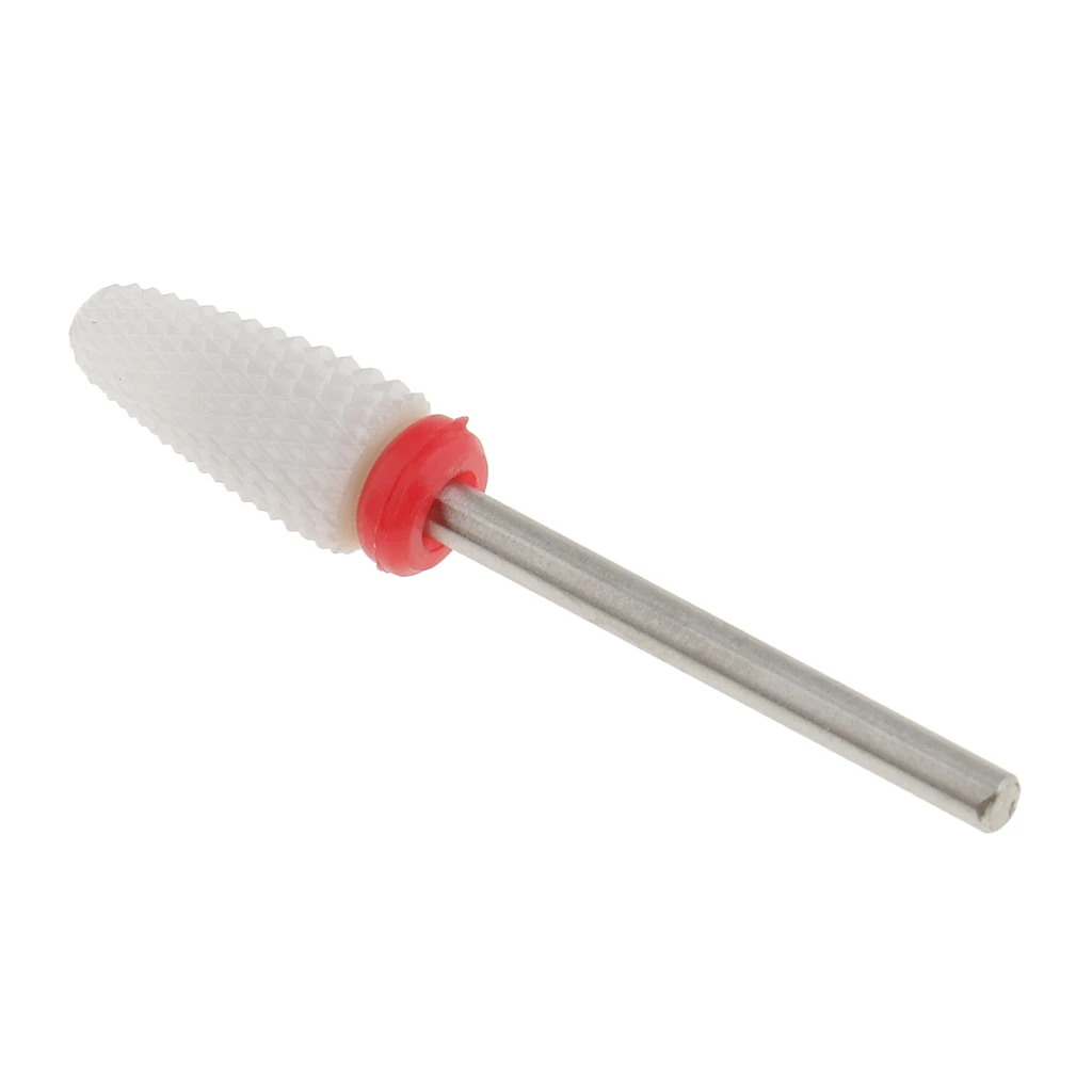 Nail Art Polishing Grinding Head Ceramic Electric Drill Bit Corn Medium Mounted Grinding Stone Head Electric Manicure Cutter