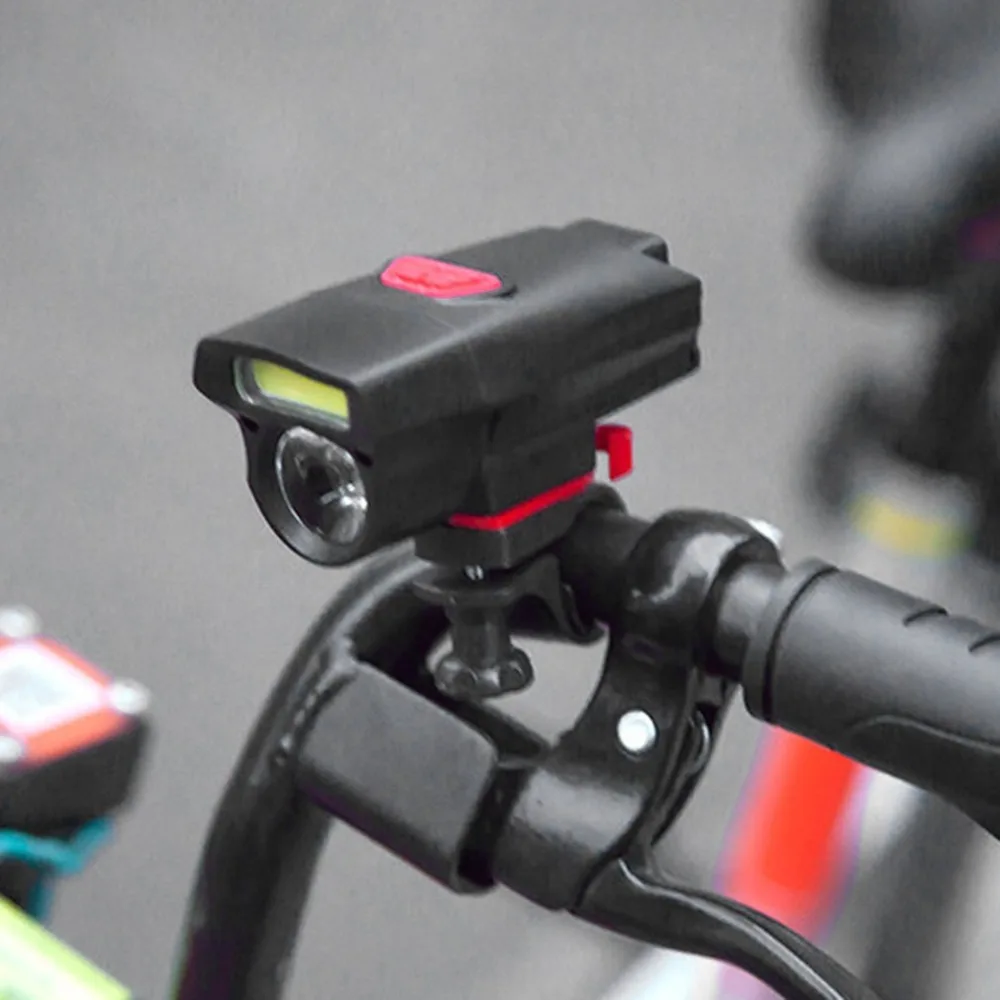 

Portable Waterproof Bicycle Front Light Headlight Bike COB LED Flashlight Night Super Bright Warning Light Cycling Accessories