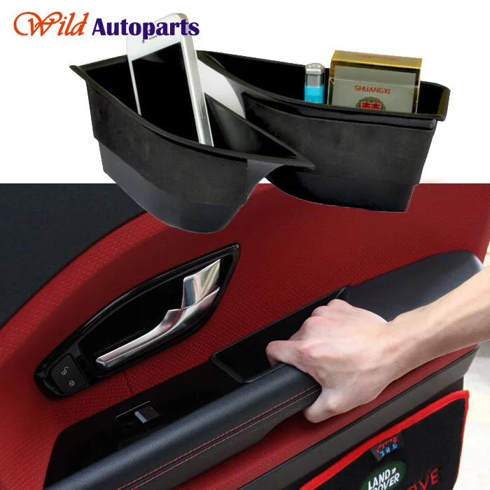 2pcs Front Door Armrest Storage Box Bin Cup Phone ...