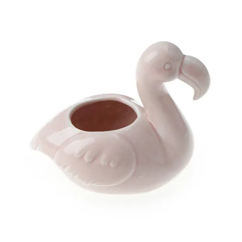 Мини животные жар птица Ceramica Porcellana Bianca Piante Succulente Фламинго Каса Decror Giardino Vaso Настольный 12*13 см