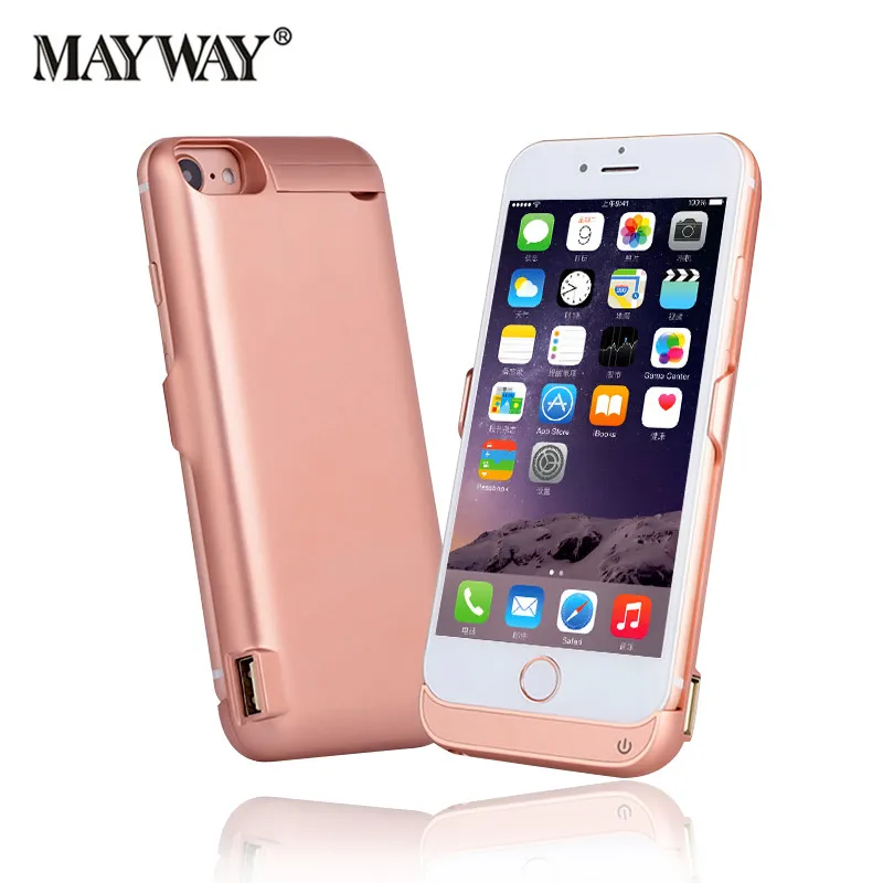imágenes para 5500 mAh Recargable Banco de la Energía del Cargador de Batería de Reserva Externa Cubierta de la Caja para iphone 6 6s 7 cargador de teléfono móvil de 4.7 pulgadas caso imágenes para 5500 mAh Recargable Banco de la Energía del Cargador de Batería de Reserva Externa Cubierta de la Caja para iphone 6 6s 7 cargador de teléfono móvil de 4.7 pulgadas caso