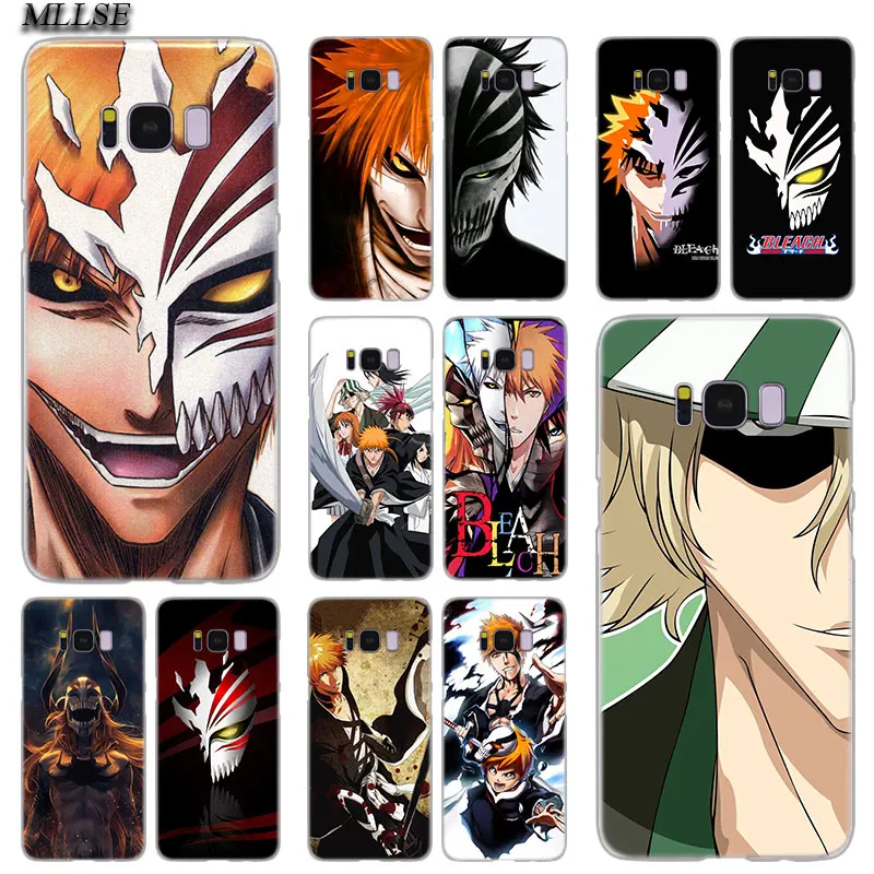 

MLLSE Anime Bleach ichigo Fashion Transparent Case Cover for Samsung Galaxy S10 Lite S9 S8 Plus S7 S6 Edge S5 S4 Mini Cover Hot