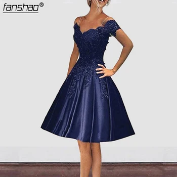 

Off Shoulder Burgundy Emerald Green Red Royal Blue Short Prom Dresses Girls Homecoming Graduation Gown
