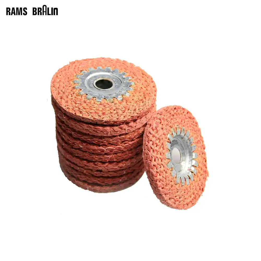 12 Pieces 4 Red Sisal Buffing Wheel Stainless Steel Welding Spot Polishing Angle Grinder Tools Buffing Wheel Steel Polishing Toolstool Polishing Aliexpress