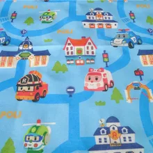 50*140 см спасательный герой поли пожарная машина скорой помощи холст ткань пэчворк для DIY шитье для подушки обувь сумка рубашка подушка