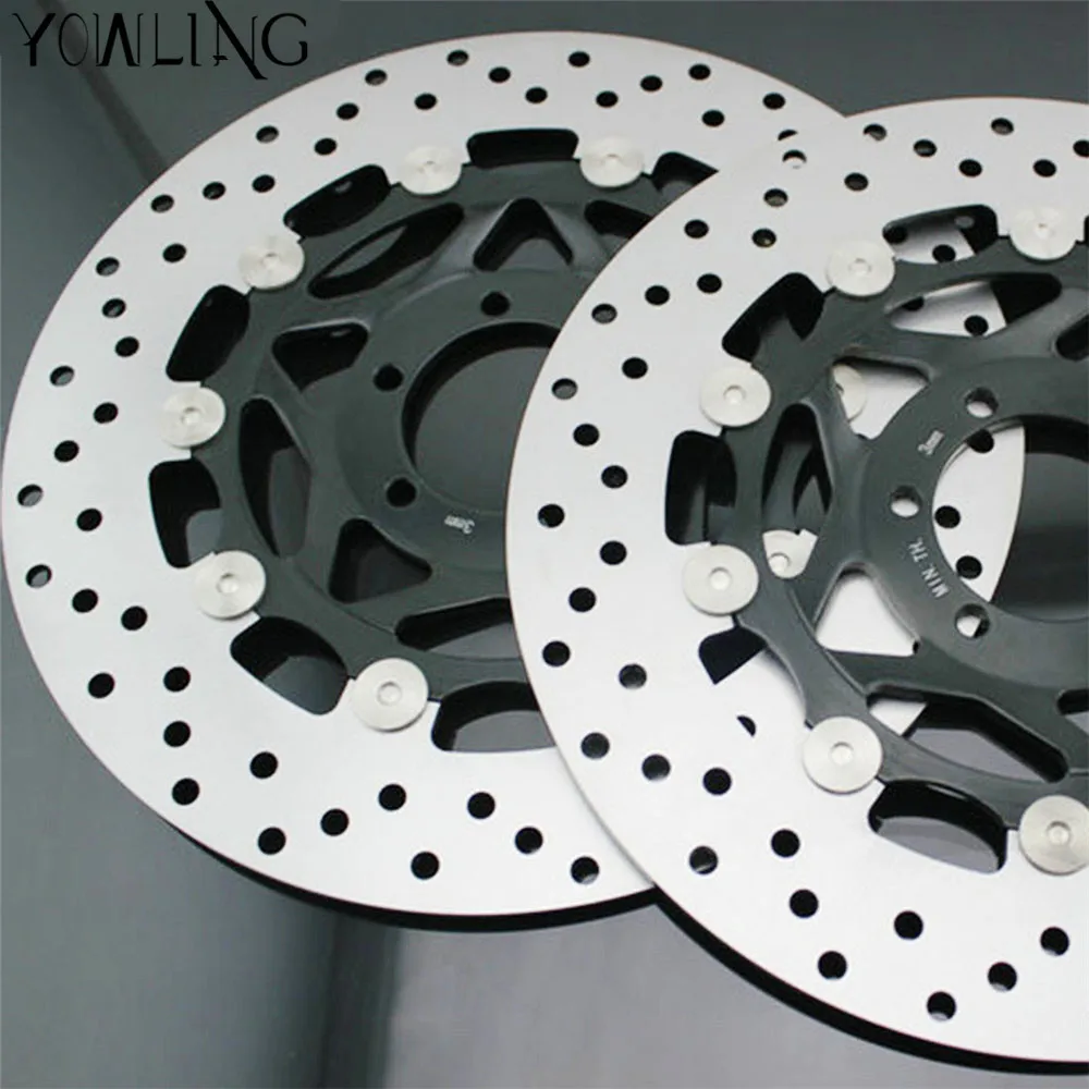 298MM Motorcycle Front Wavy Floating Brake Disc Rotor For YAMAHA XJR400 1993-1999 FZR600 FZS600 FAZER FZ750 TDM850 TRX850 FJ1200 298MM Motorcycle Front Wavy Floating Brake Disc Rotor For YAMAHA XJR400 1993-1999 FZR600 FZS600 FAZER FZ750 TDM850 TRX850 FJ1200