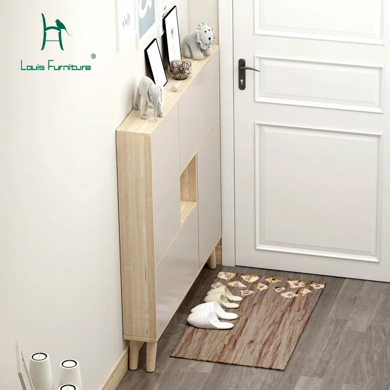 Louis Fashion Shoe Cabinets Ultra Thin Nordic Doorway| | - AliExpress